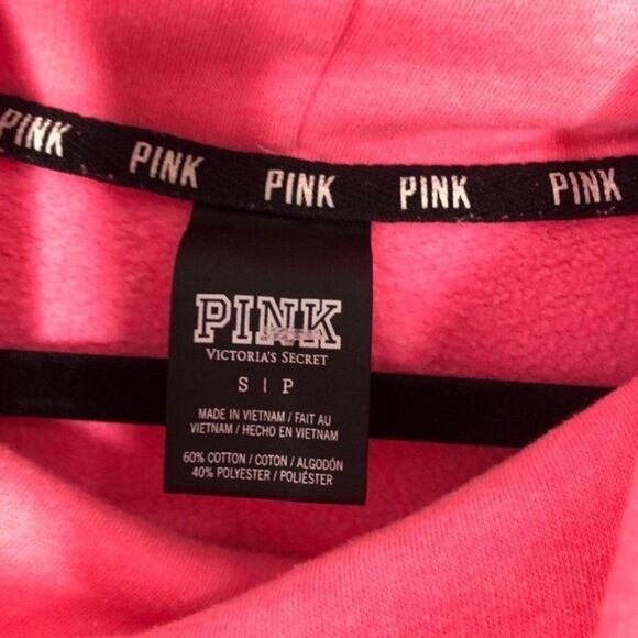 2/$30 Victoria’s Secret PINK Cowl Turtleneck Sweatshirt Long Sleeve Pullover - Picture 6 of 6